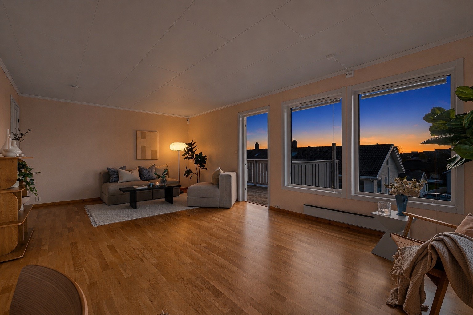 Koselig kveldsstemning Galleribilde