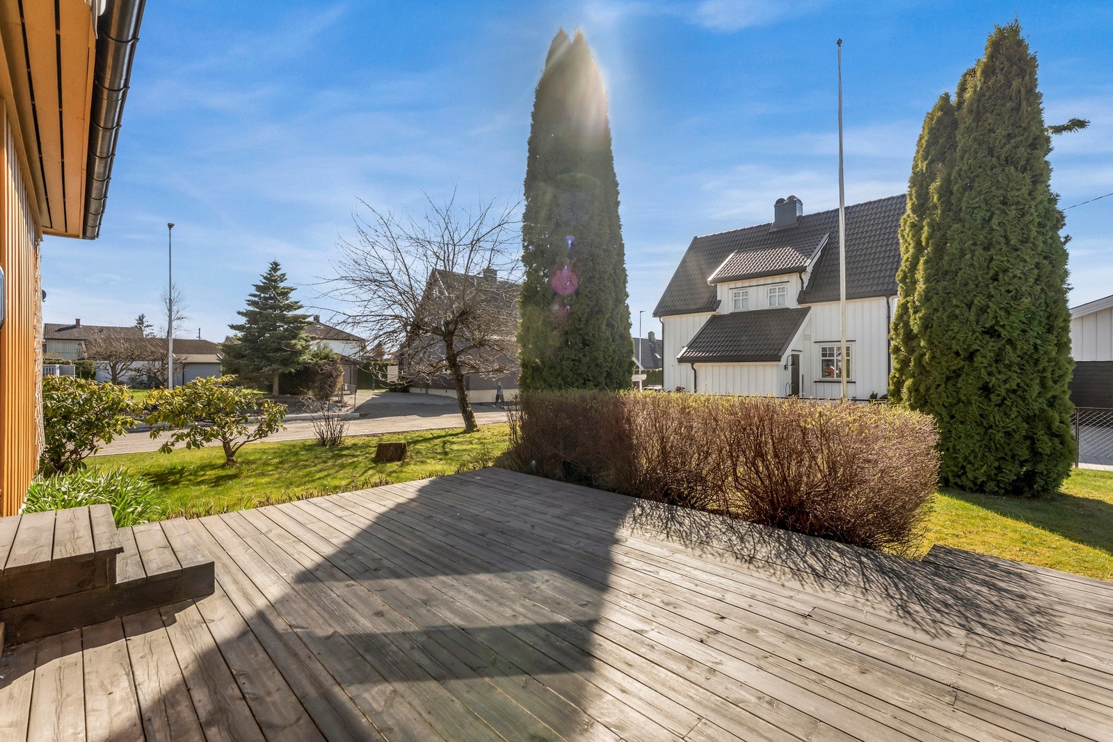 Terrassen fra en annen vinkel. Galleribilde