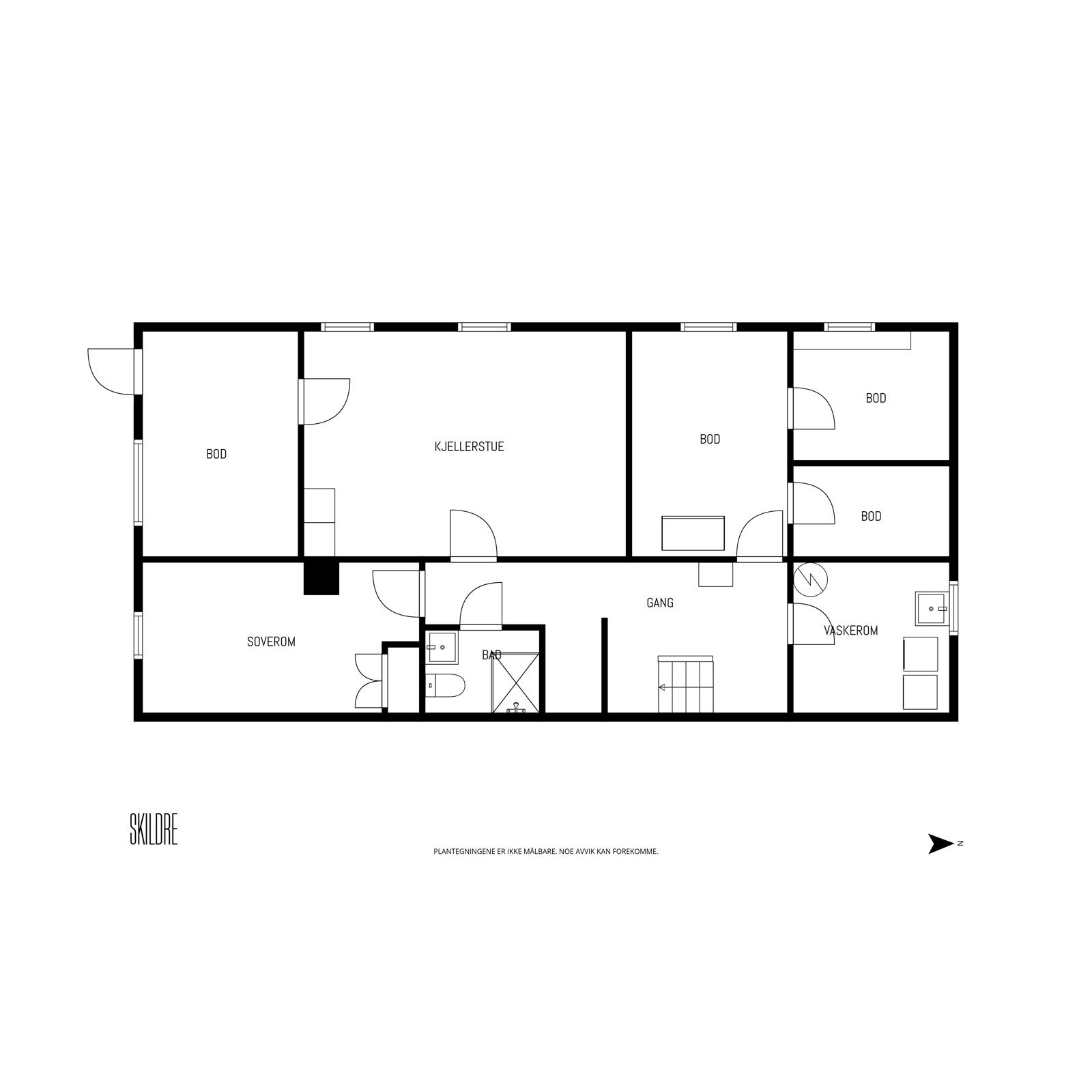 Plantegning Galleribilde