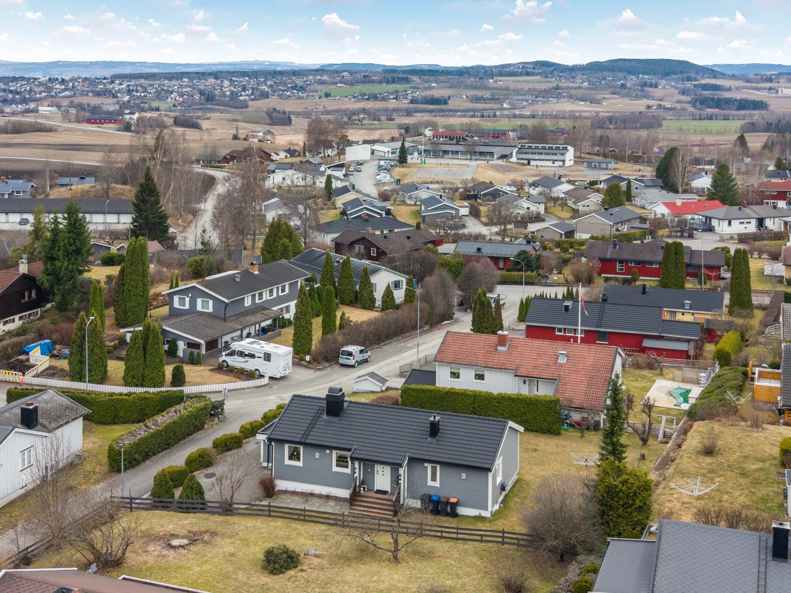 Dronefoto Galleribilde