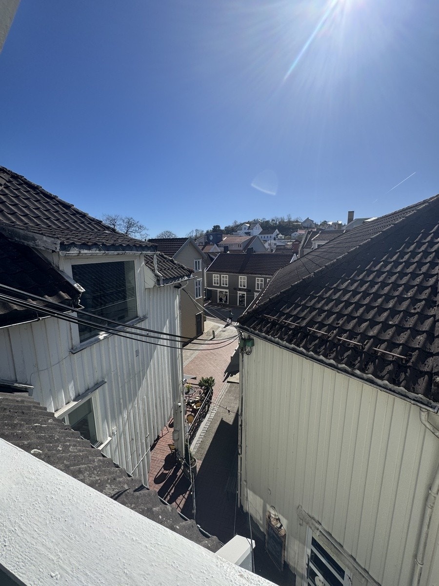 Utsikt fra balkongen Galleribilde