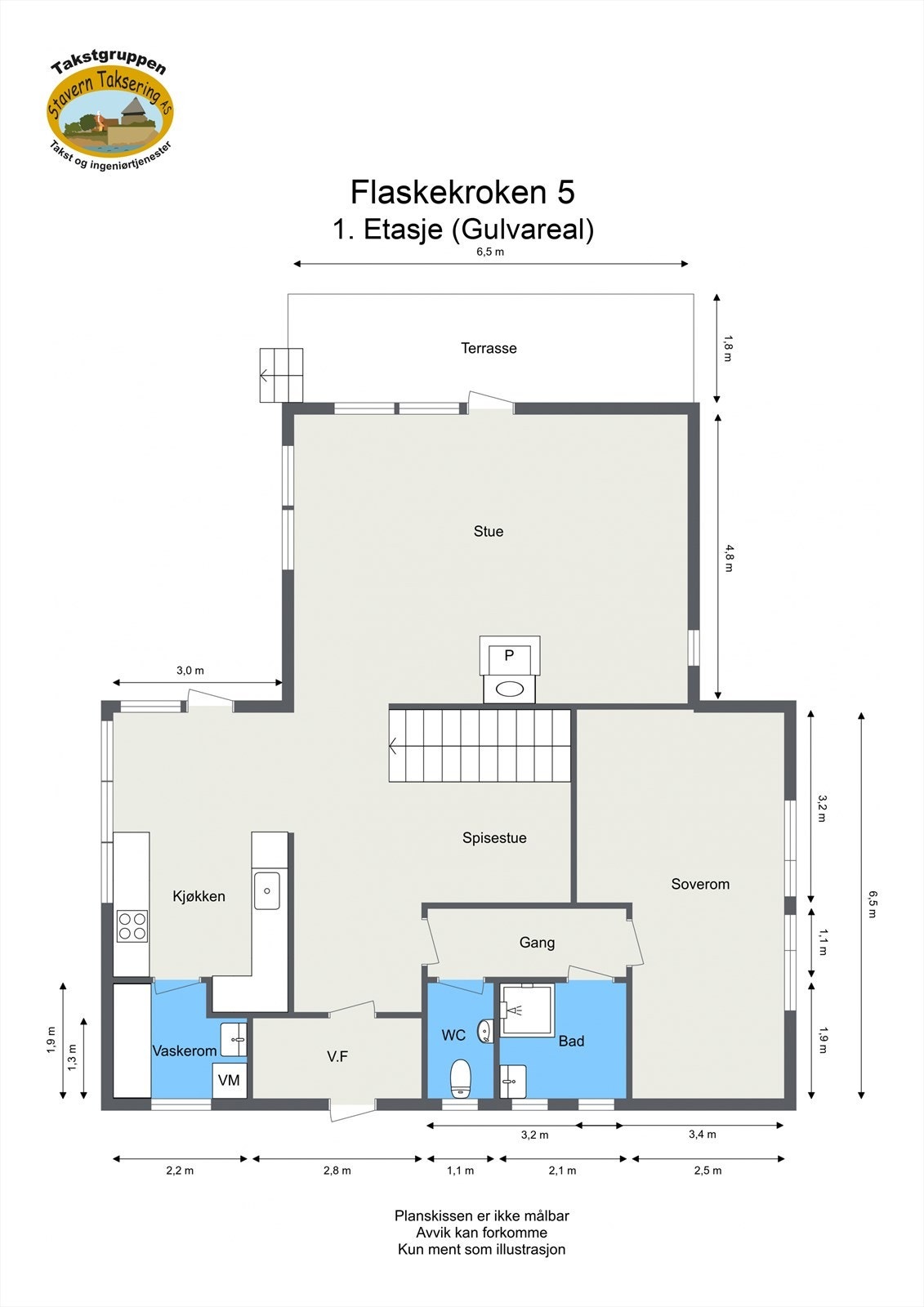 Plantegning 1. etasje. Galleribilde