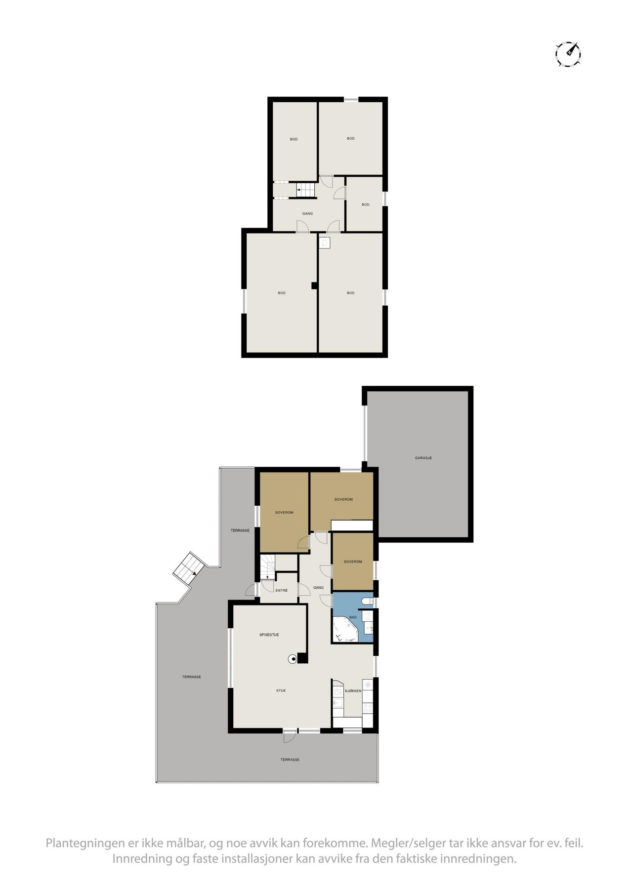 Planskisser samlet. Galleribilde