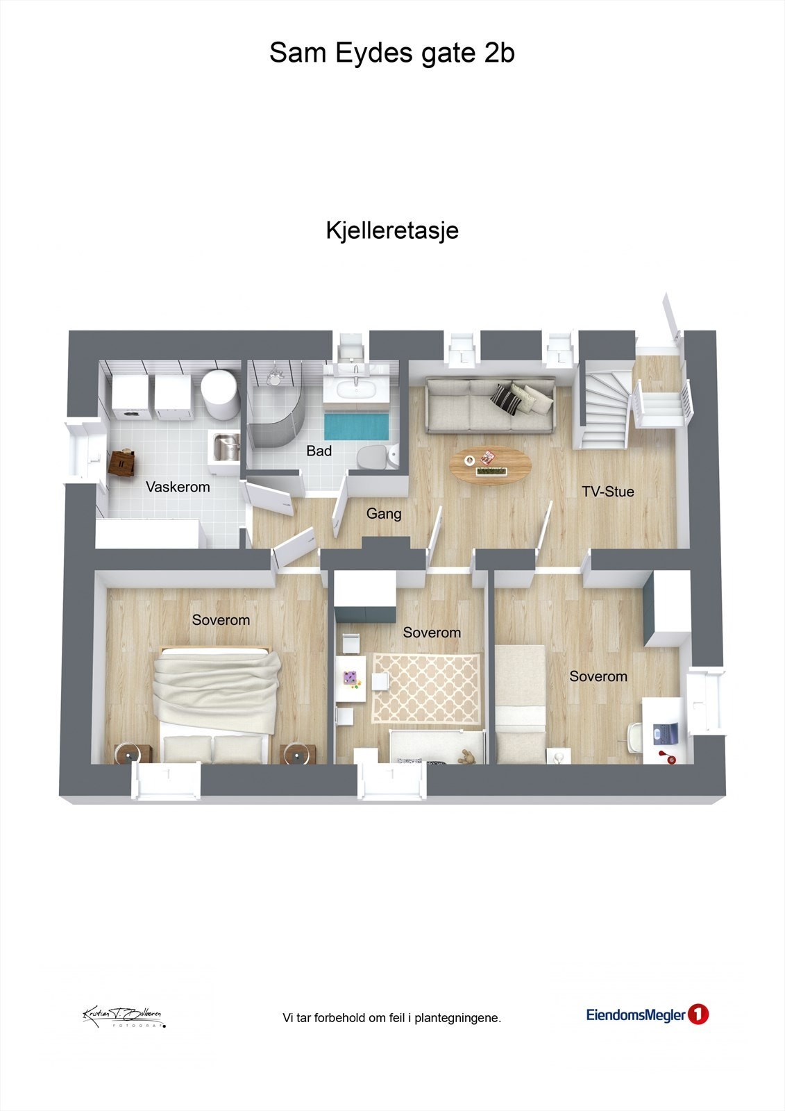 Plantegning kjelleretasjen. Galleribilde