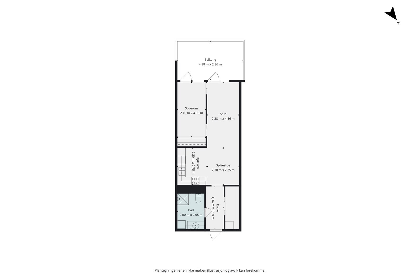 Plantegning Galleribilde
