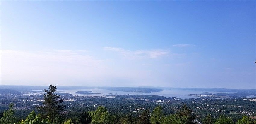 Vettakollen utsiktspunkt, en av byens fineste utsikter. Galleribilde