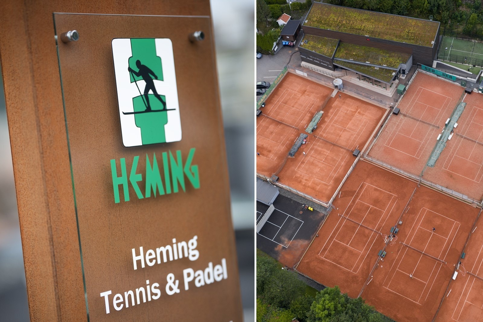 Heming tennis og padel, en av Norges største tennisklubber. Galleribilde