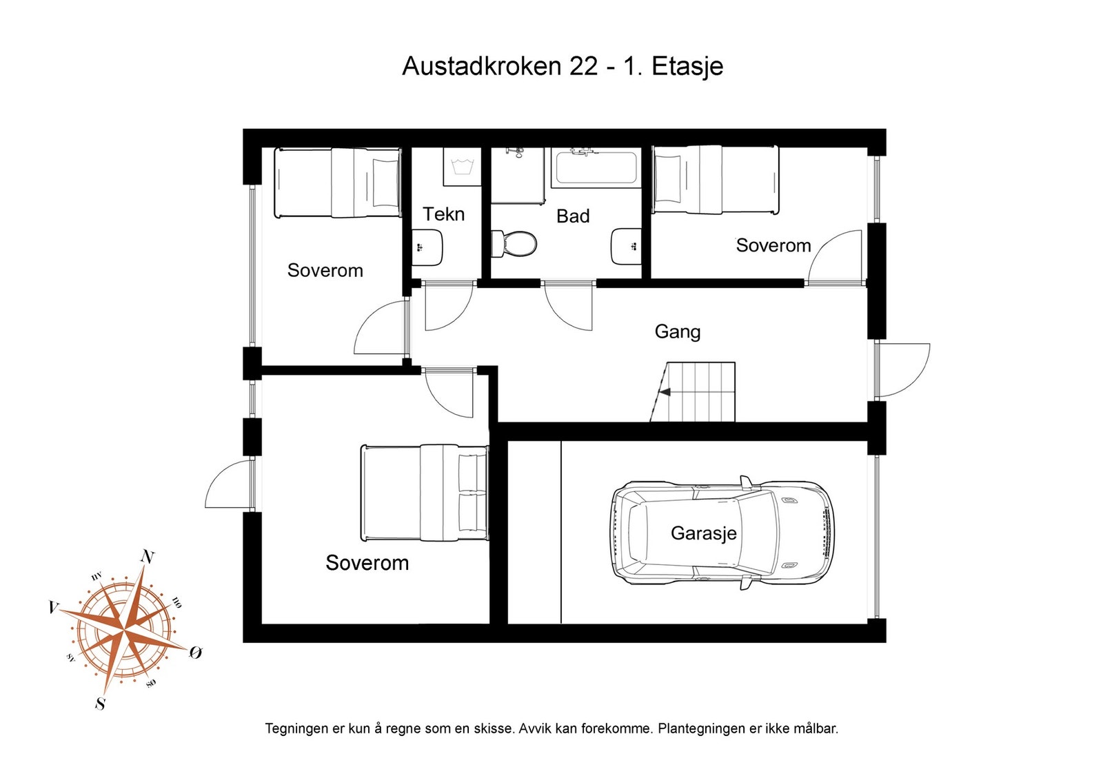 Planløsning 1.Etasje Galleribilde