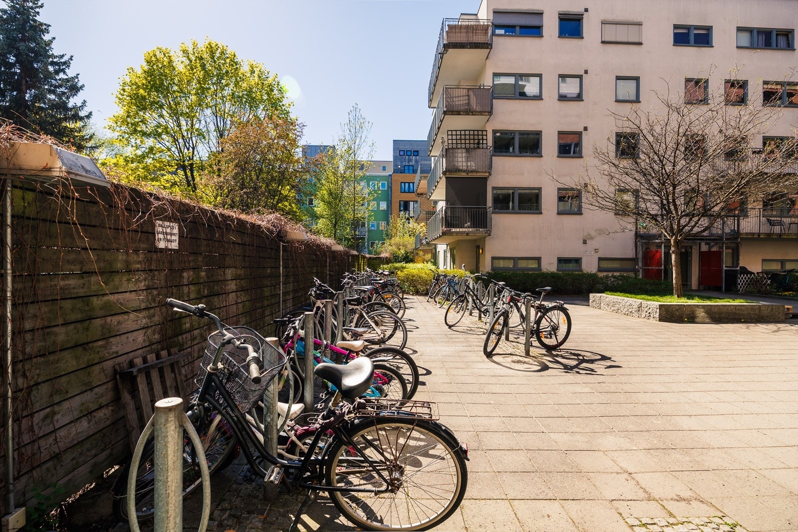 God tilgang til sykkelparkering på fellesområdet Galleribilde