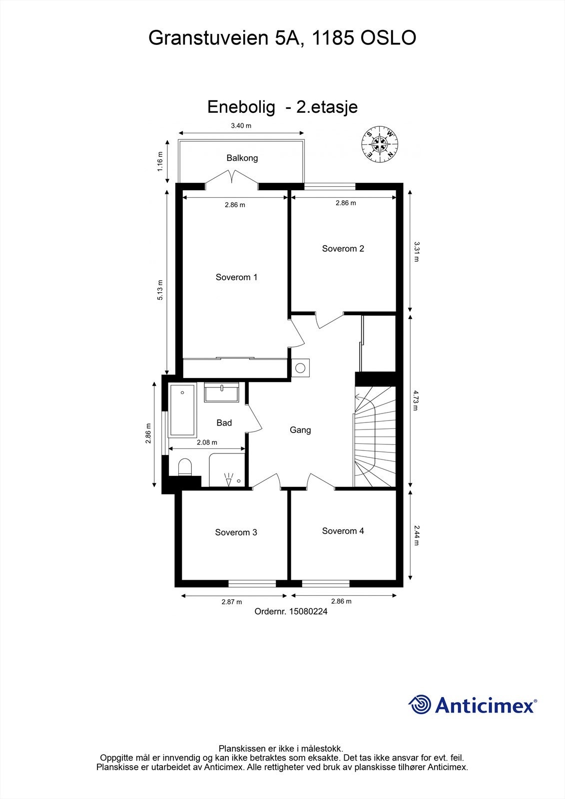 Plantegning - 2. etasje Galleribilde