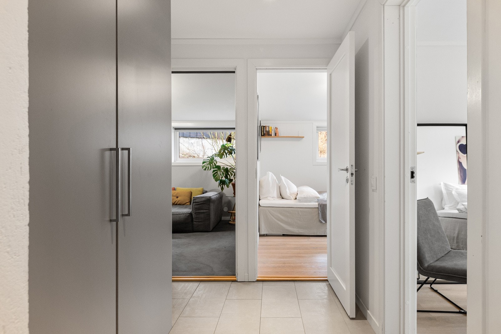 Boligen har fire soverom med fleksible bruksmuligheter. Galleribilde