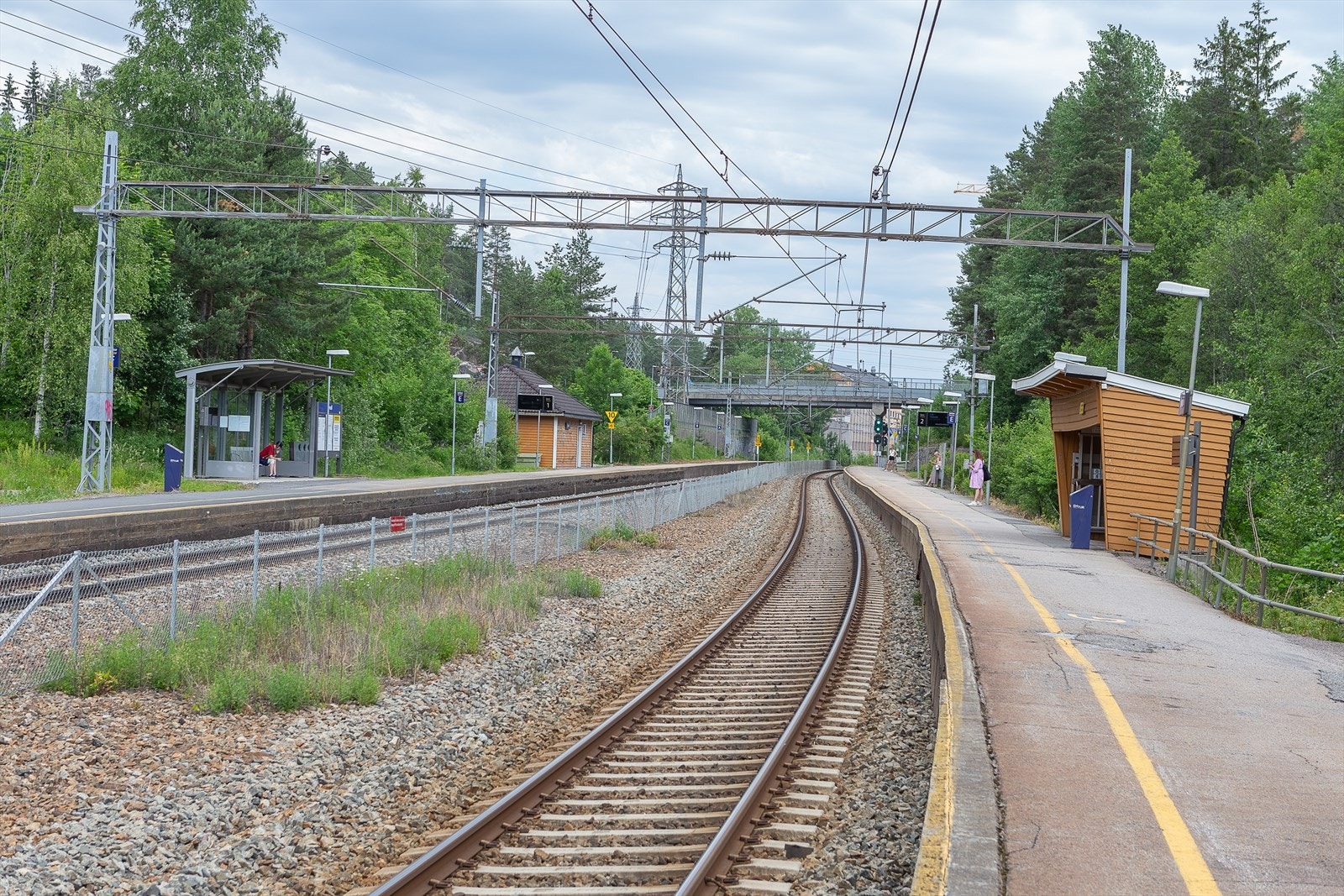 Myrvoll Togstasjon med hyppige avganger til Oslo. Galleribilde