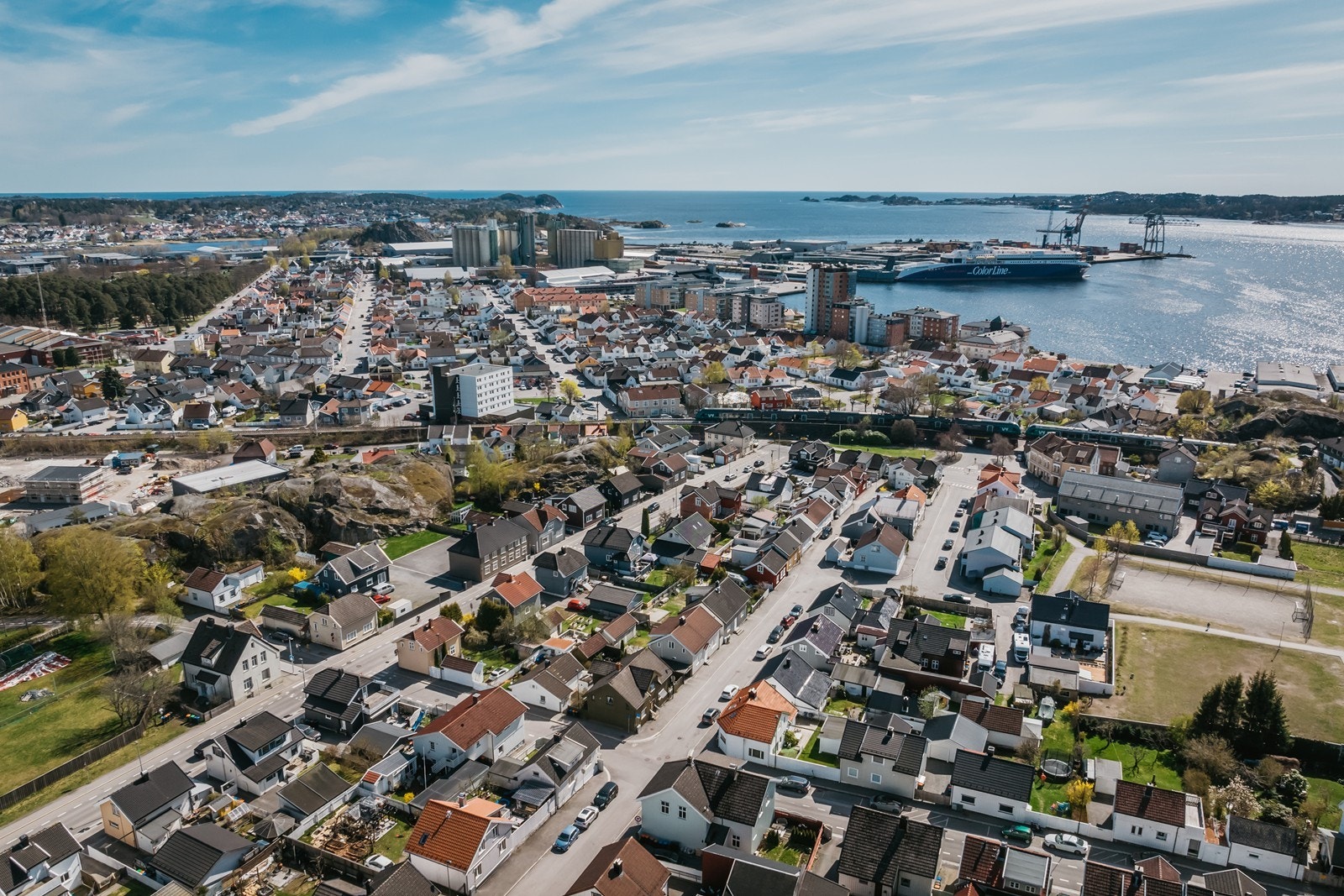 Utrolig nærme sjøen, for å være midt i et etablert boligområdet Galleribilde
