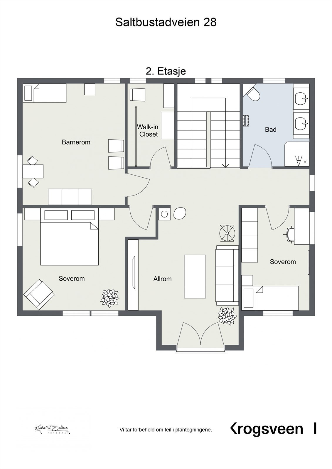 Planskisse 2. etasje Galleribilde