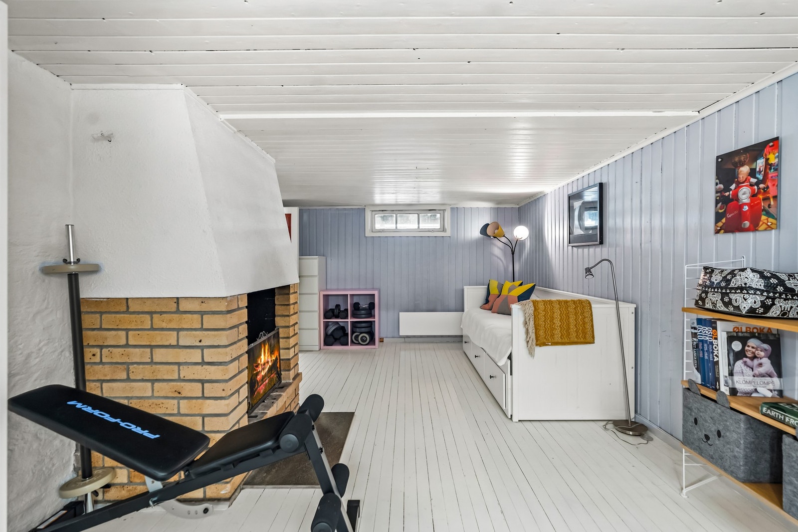 Kjellerrom. Galleribilde
