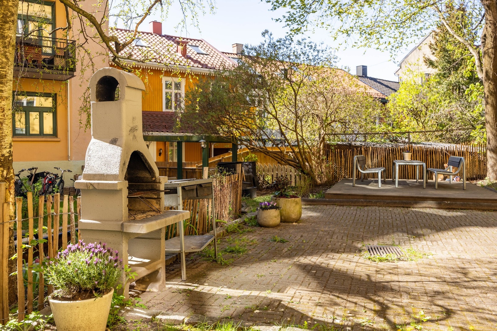 Her kan man nyte varme sommerdager. Galleribilde