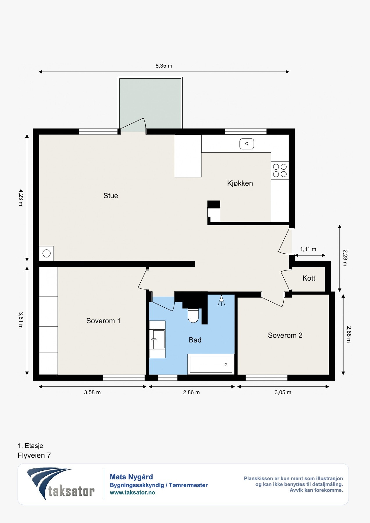 Planskisse. Galleribilde
