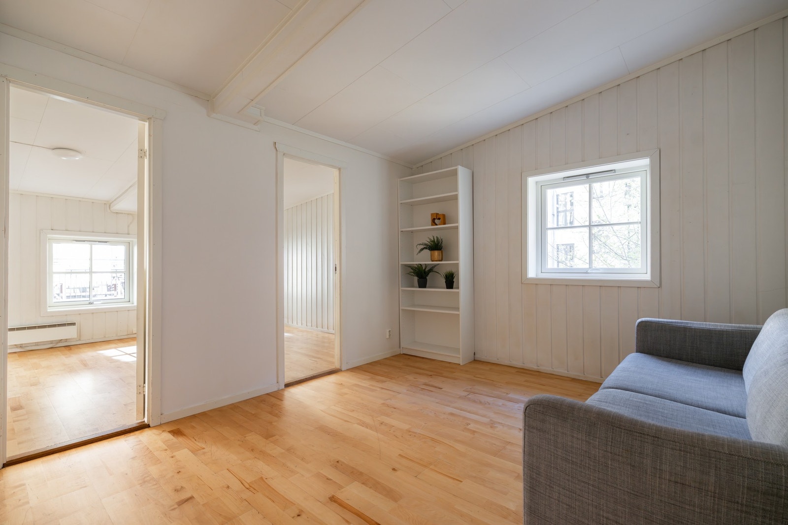 Alle rom er malt i lyse fargevalg. Galleribilde