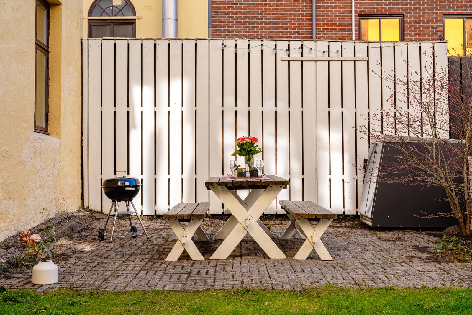 Det er tillatt med alle type griller her ute. Galleribilde