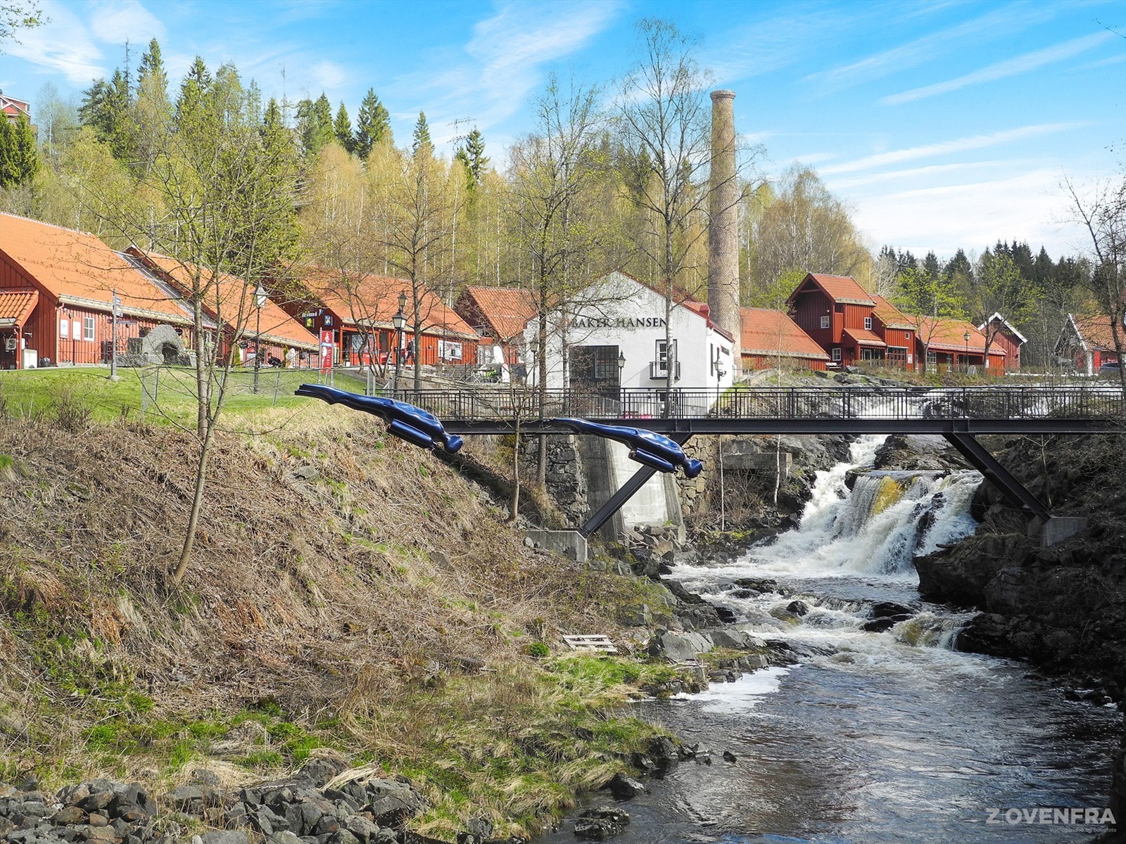 Bærums Verk er like hyggelig sommer som vinter Galleribilde