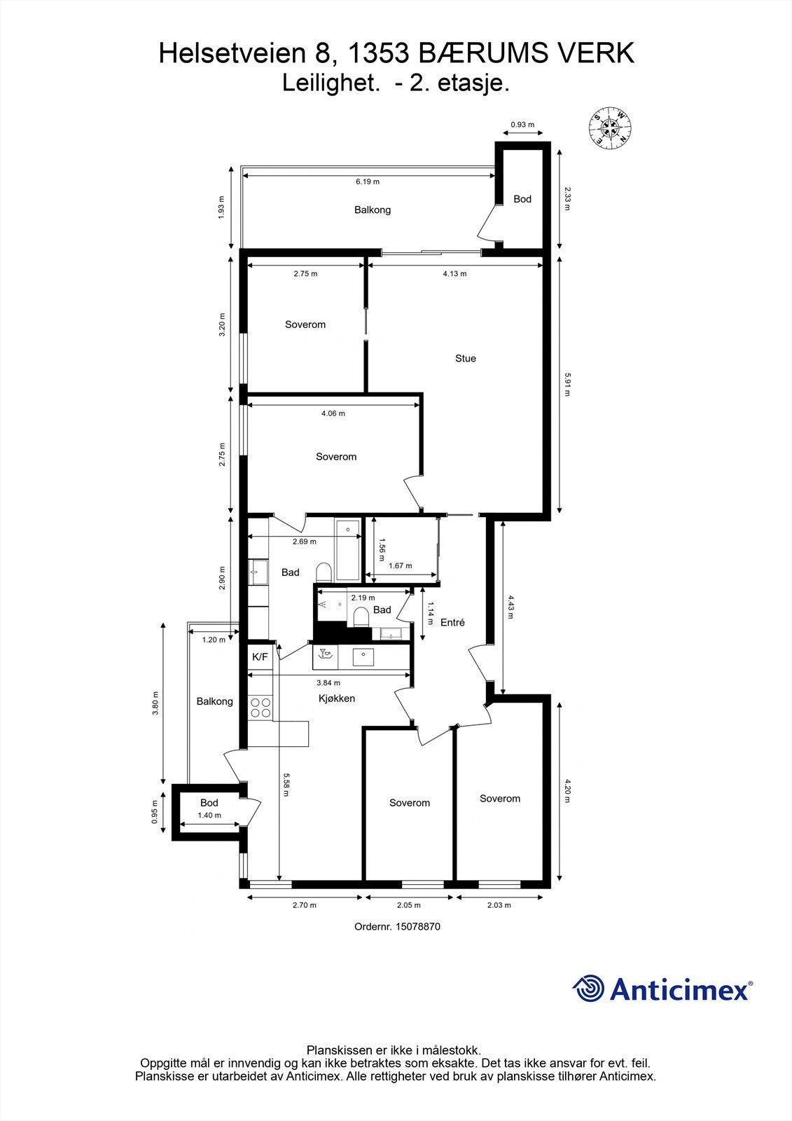 Plantegning Galleribilde