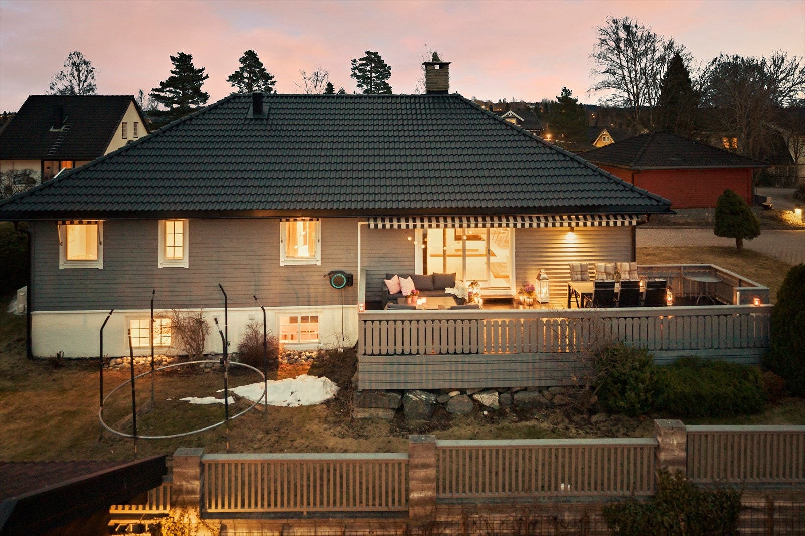 God plass til lek og moro i hagen. Galleribilde