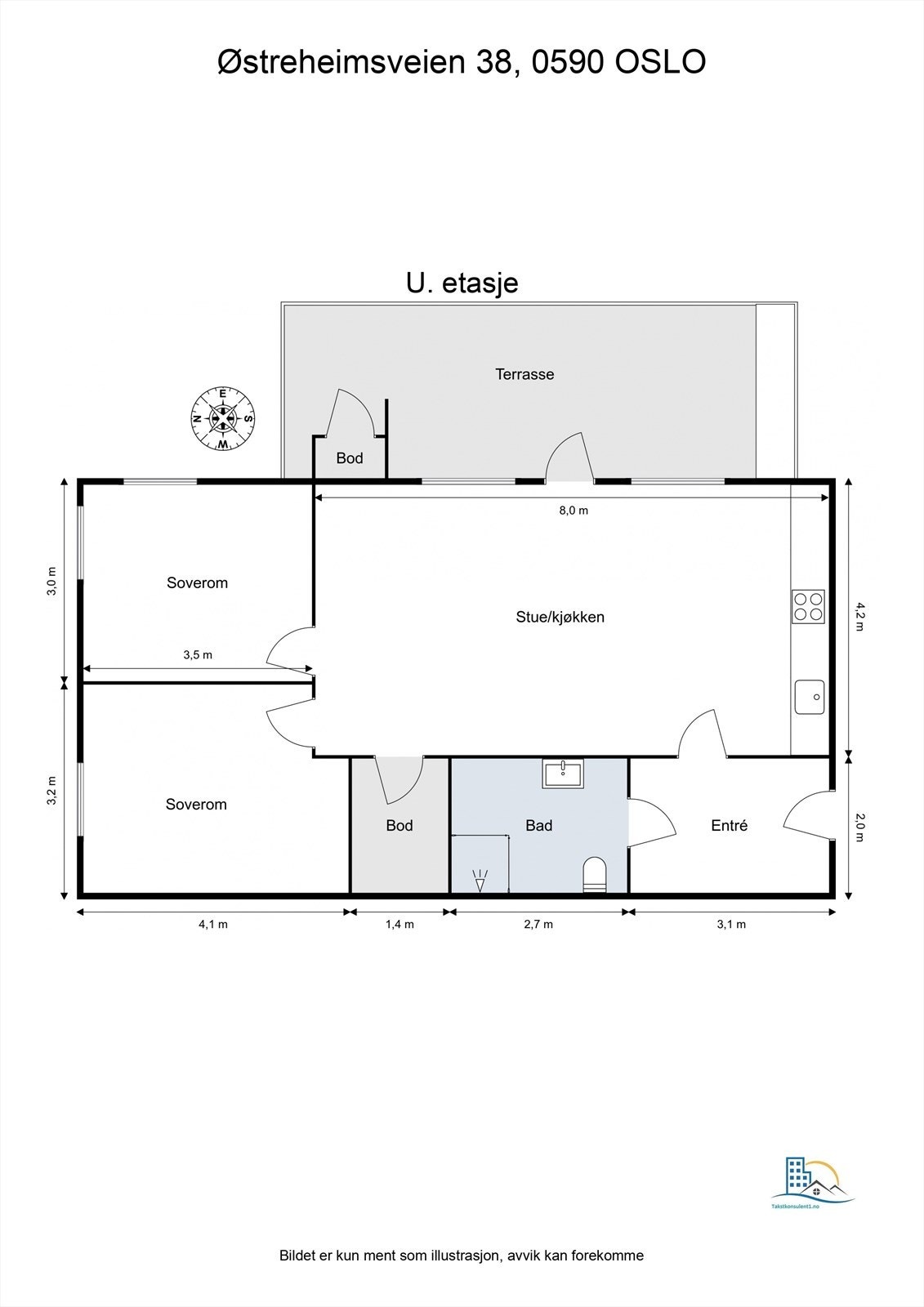 Plantegning Galleribilde