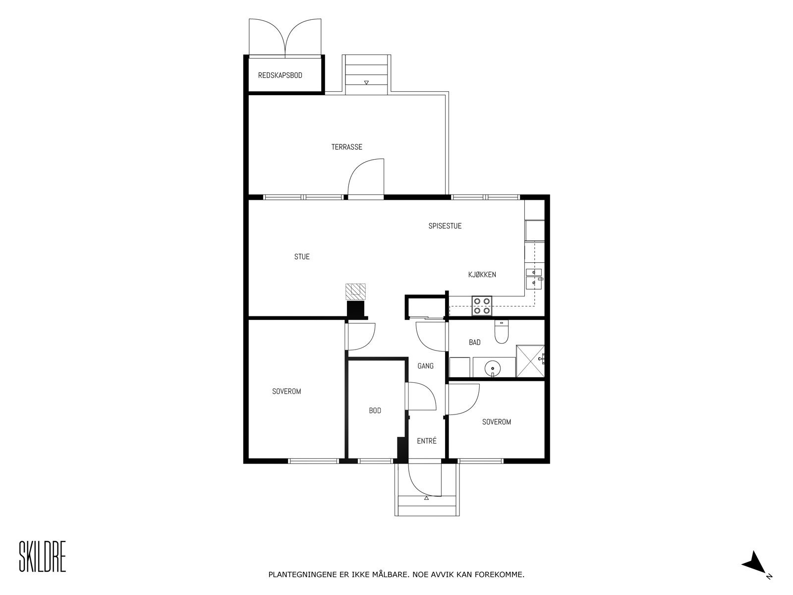 Plantegning Galleribilde