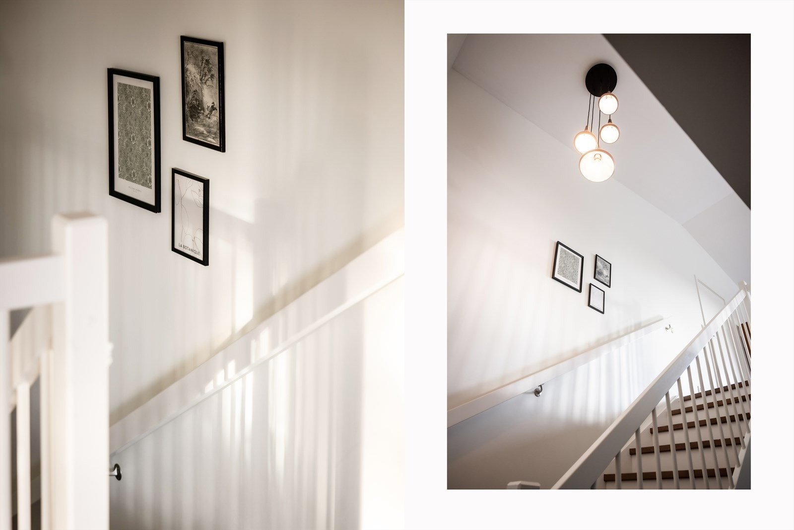 Trapperommet er lyst og binder de to etasjene sammen på en elegant måte. Galleribilde