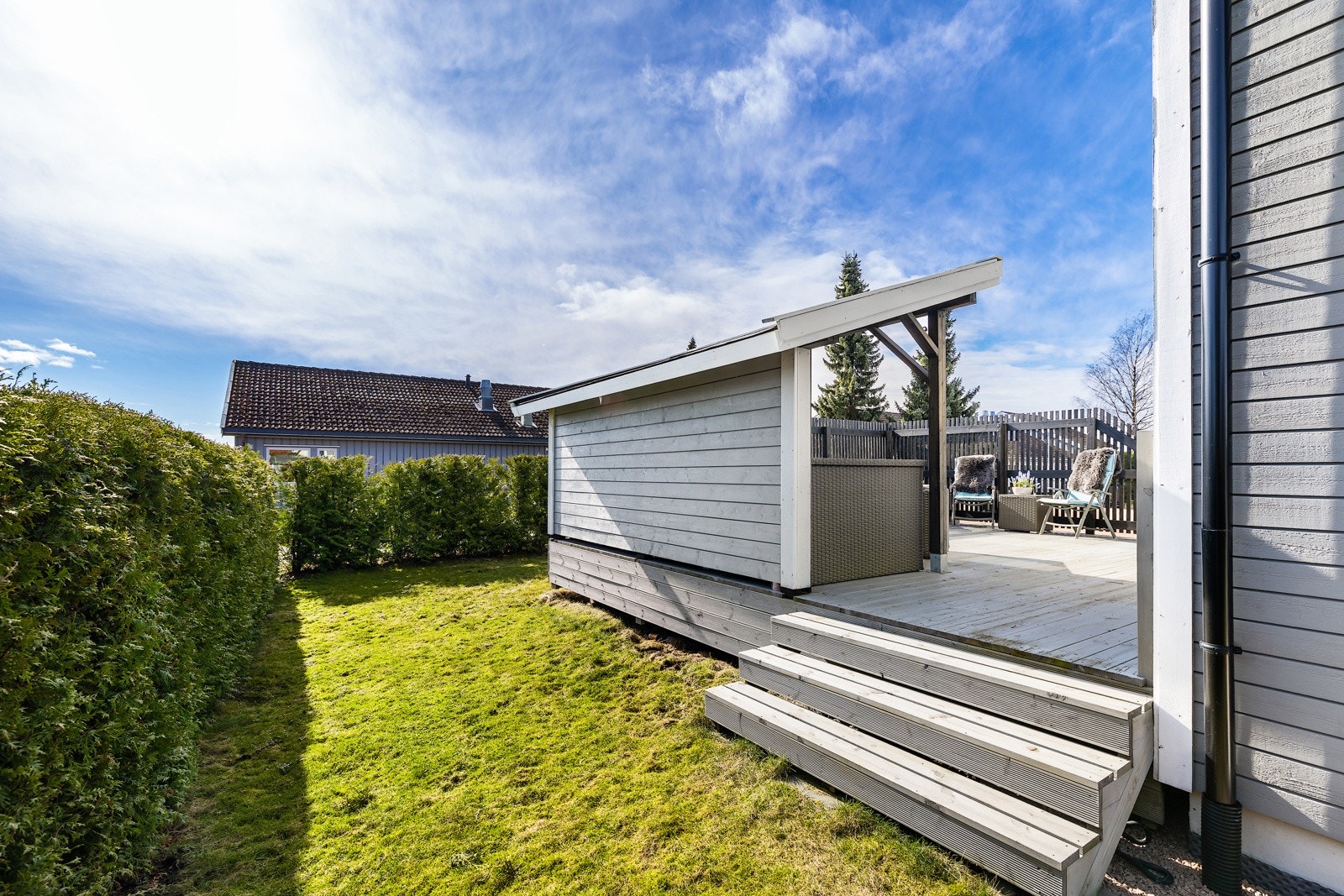 Terrasse og hage Galleribilde
