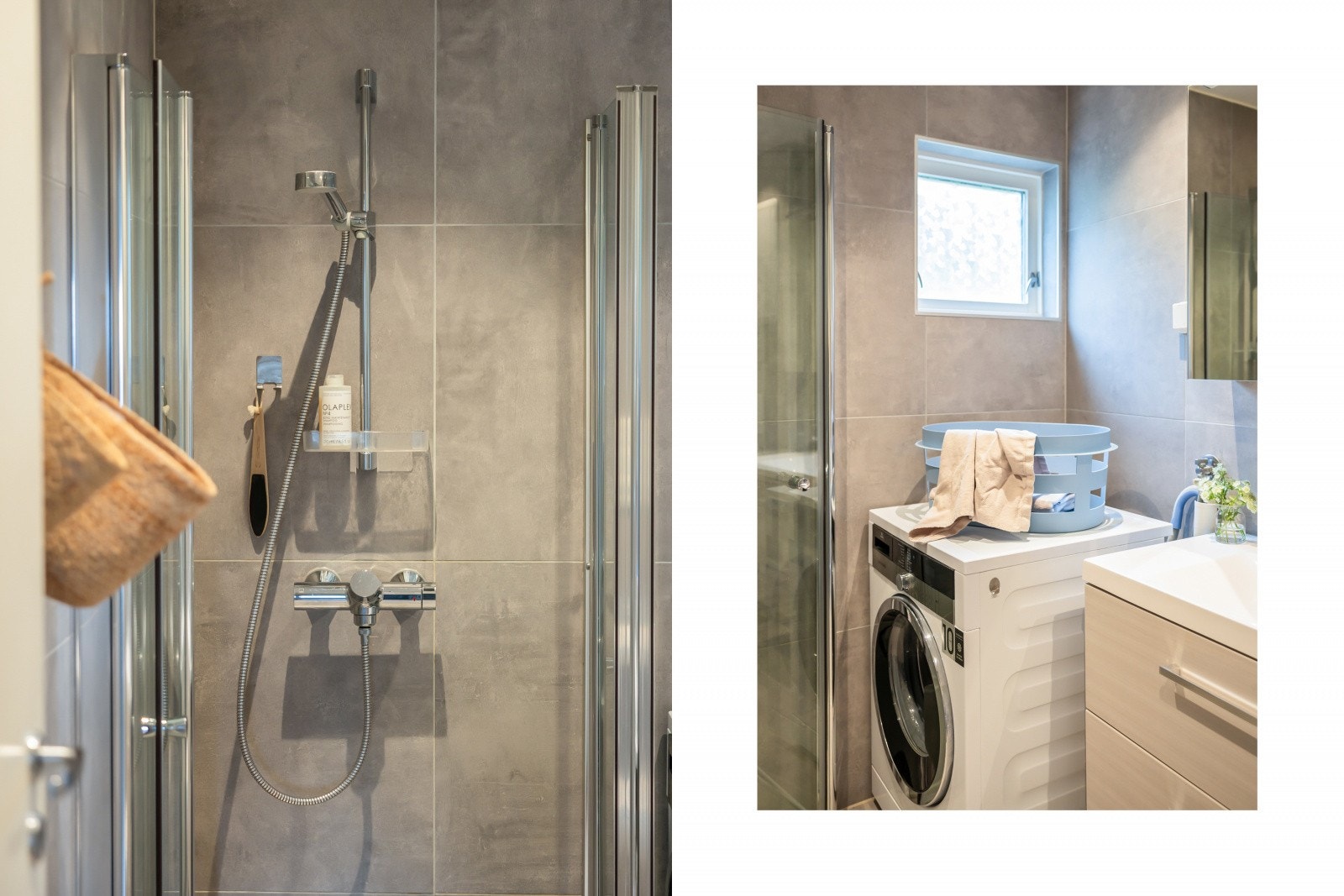 - Badet har opplegg for vaskemaskin. Sameiet har i tillegg felles vaskekjeller som evt. kan benyttes om man foretrekker dette - Galleribilde