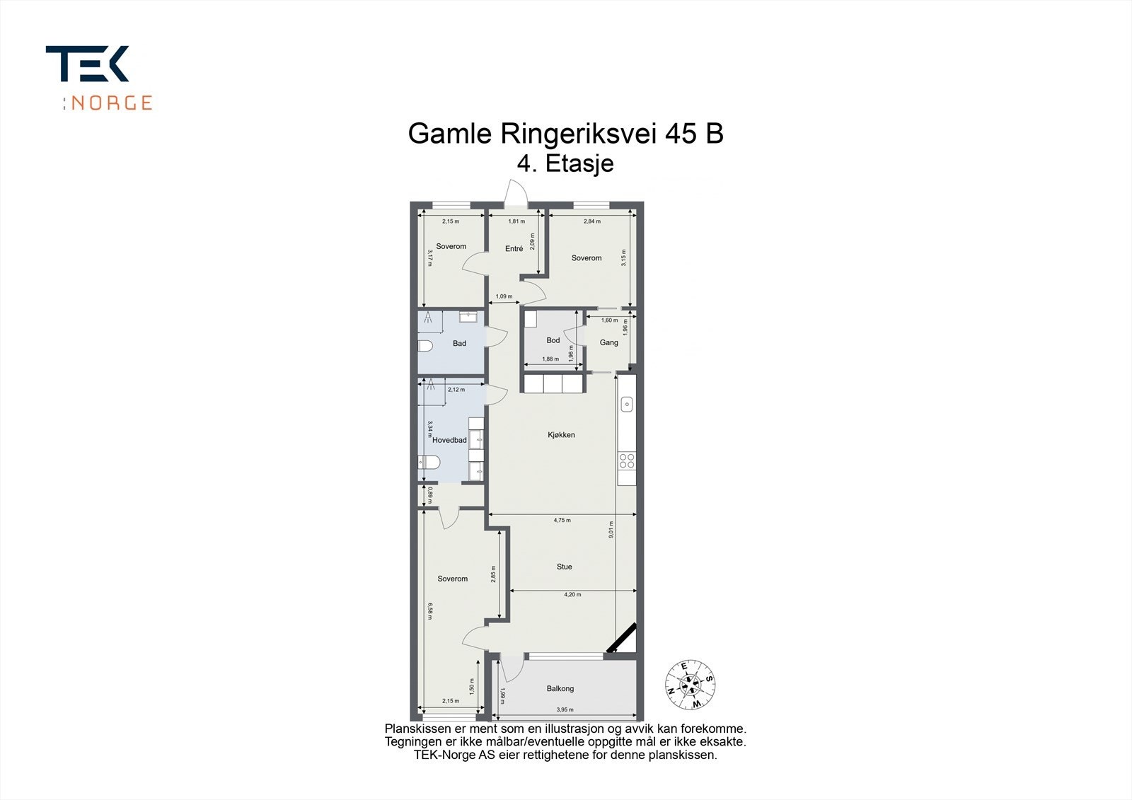 Plantegning Galleribilde