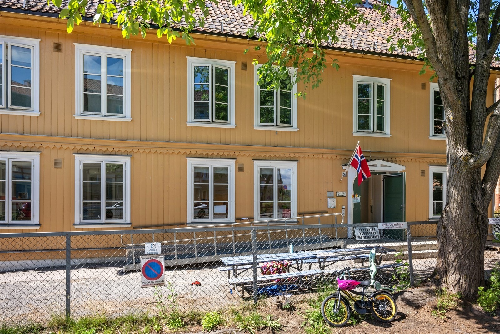 Valle barnehage i nærområdet - et familievennlig og trygt bomiljø. Galleribilde