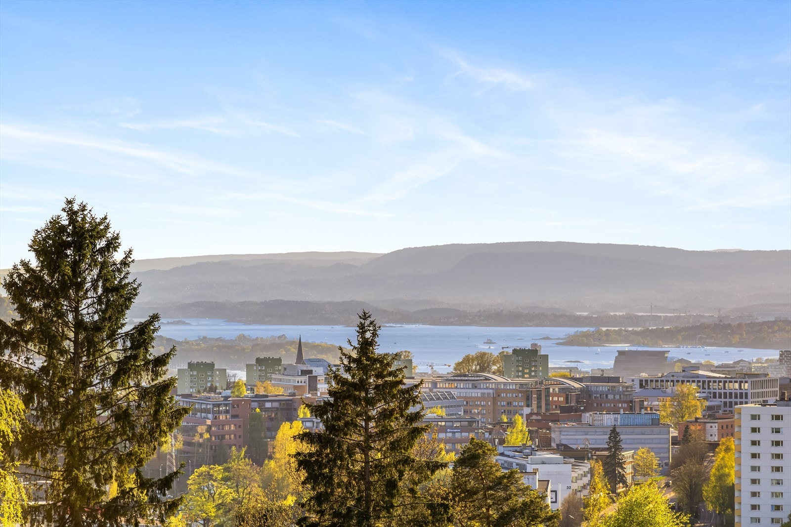 I gullrekka på Tveita kan du nyte utsikt ut over store deler av byen. Galleribilde