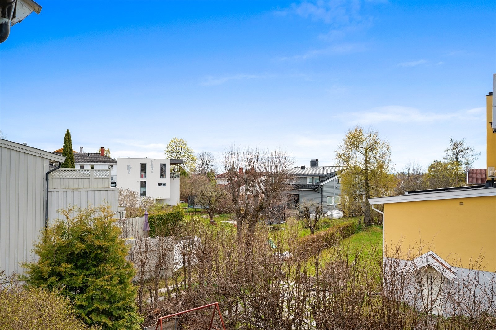 Utsikt fra balkongen Galleribilde