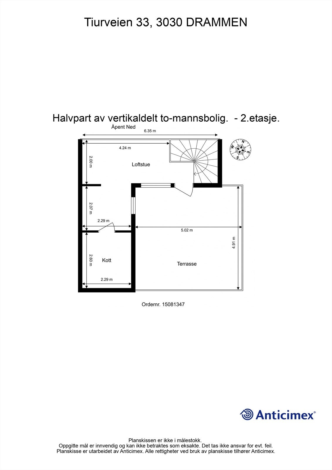 Plantegning - 2. etasje Galleribilde