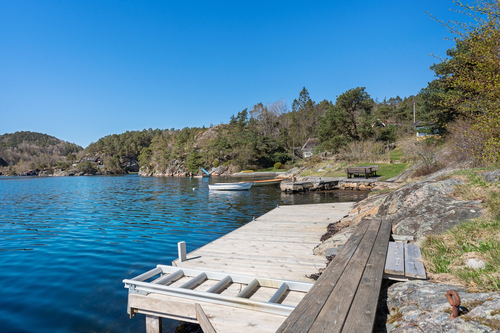 Fra bryggeanlegget Galleribilde