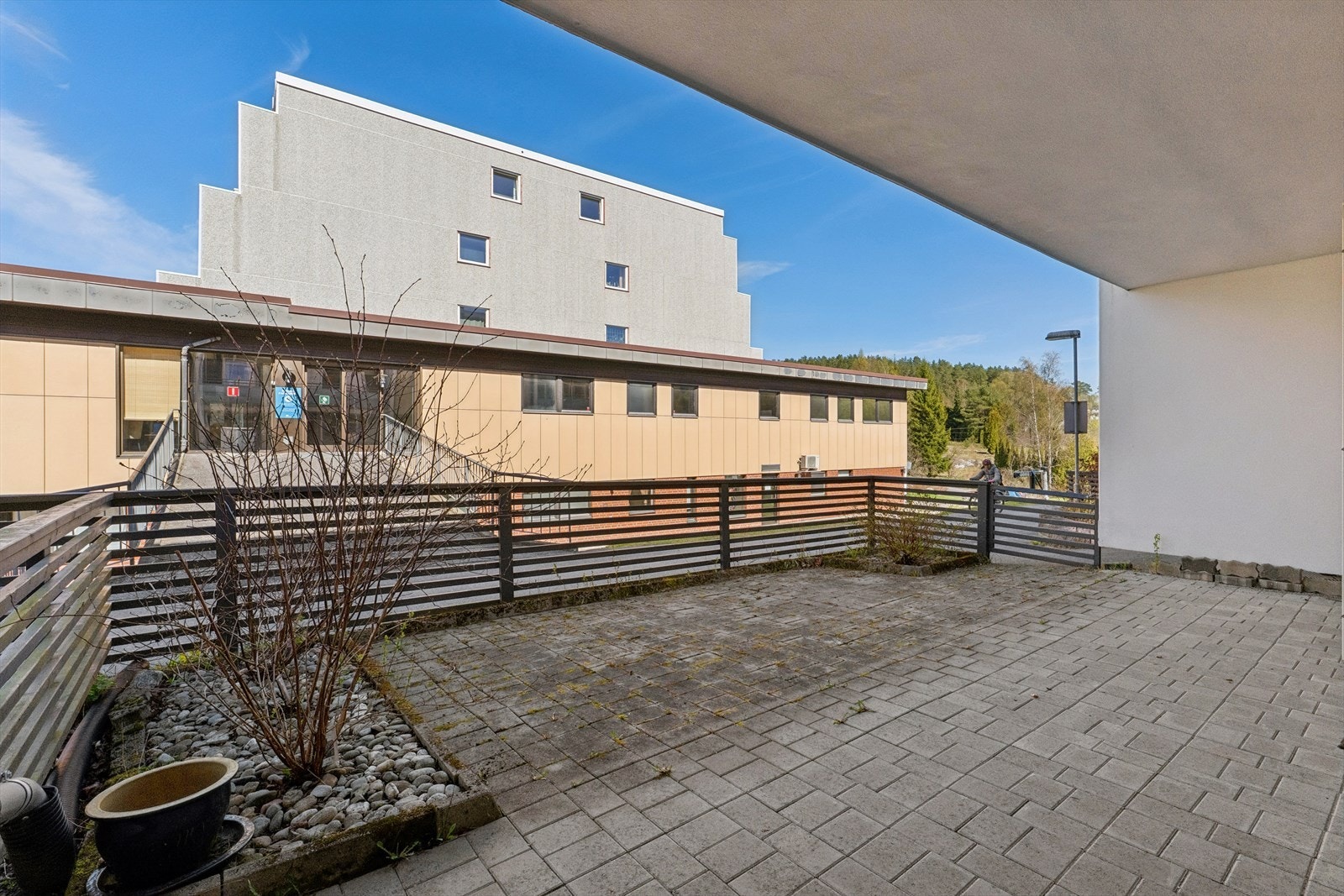 Utearealet er på ca. 35 kvm. Galleribilde