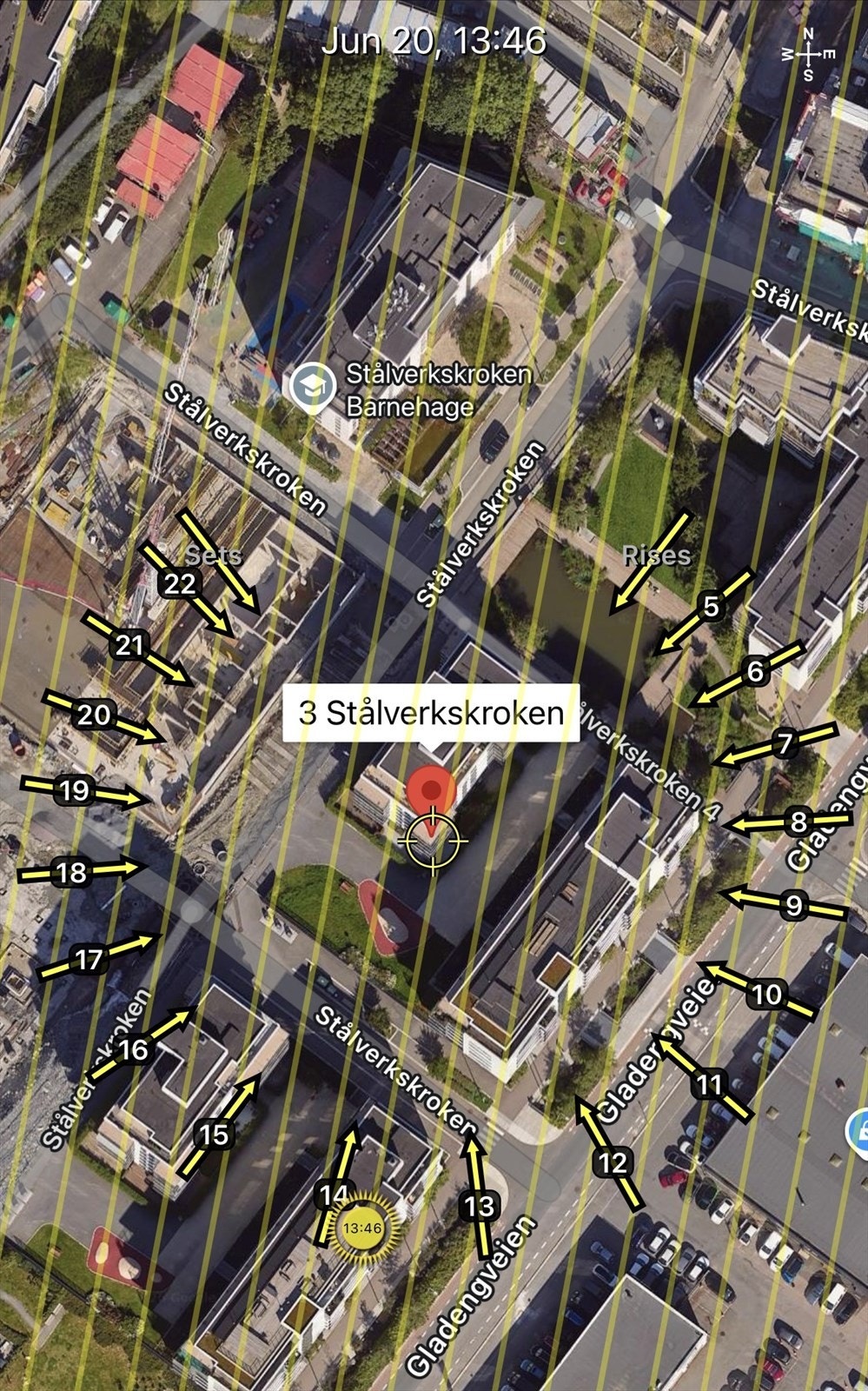 Solkart - illustrasjon Galleribilde