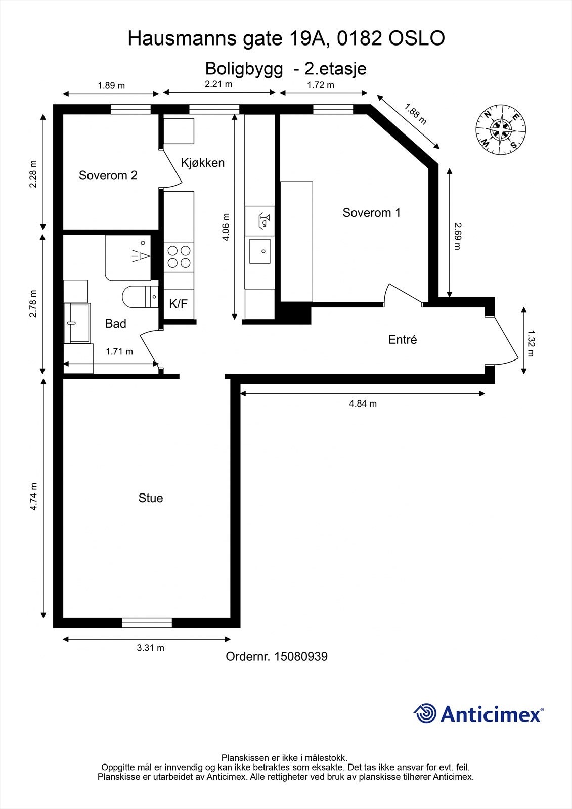 Plantegning Galleribilde