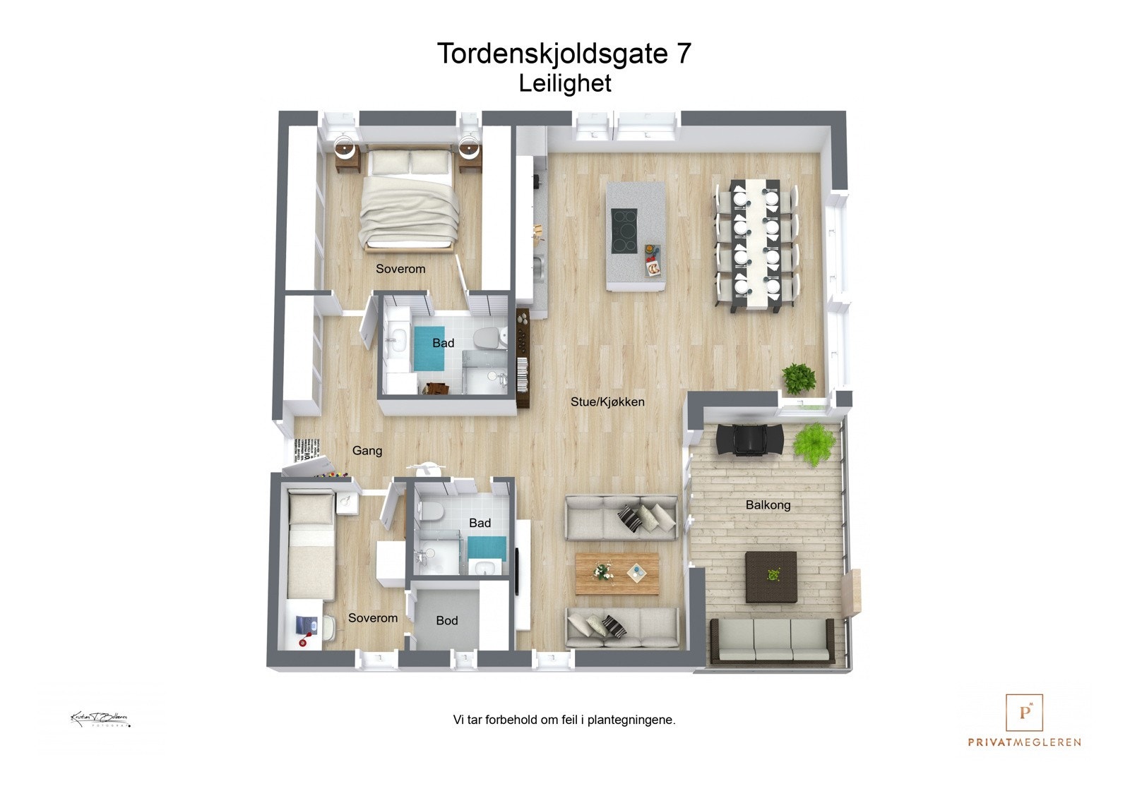 Plantegning Galleribilde