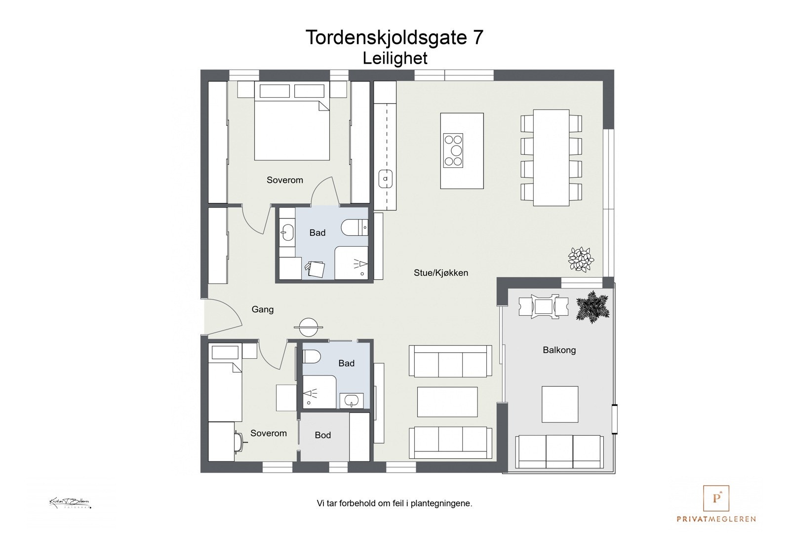 Plantegning Galleribilde