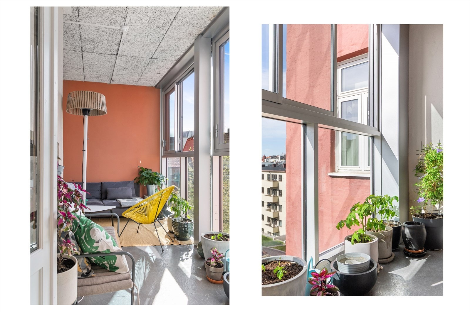Her er det god plass til sofa, planter og øvrig møblement, et flott uteareal for lange og rolige dager. Galleribilde