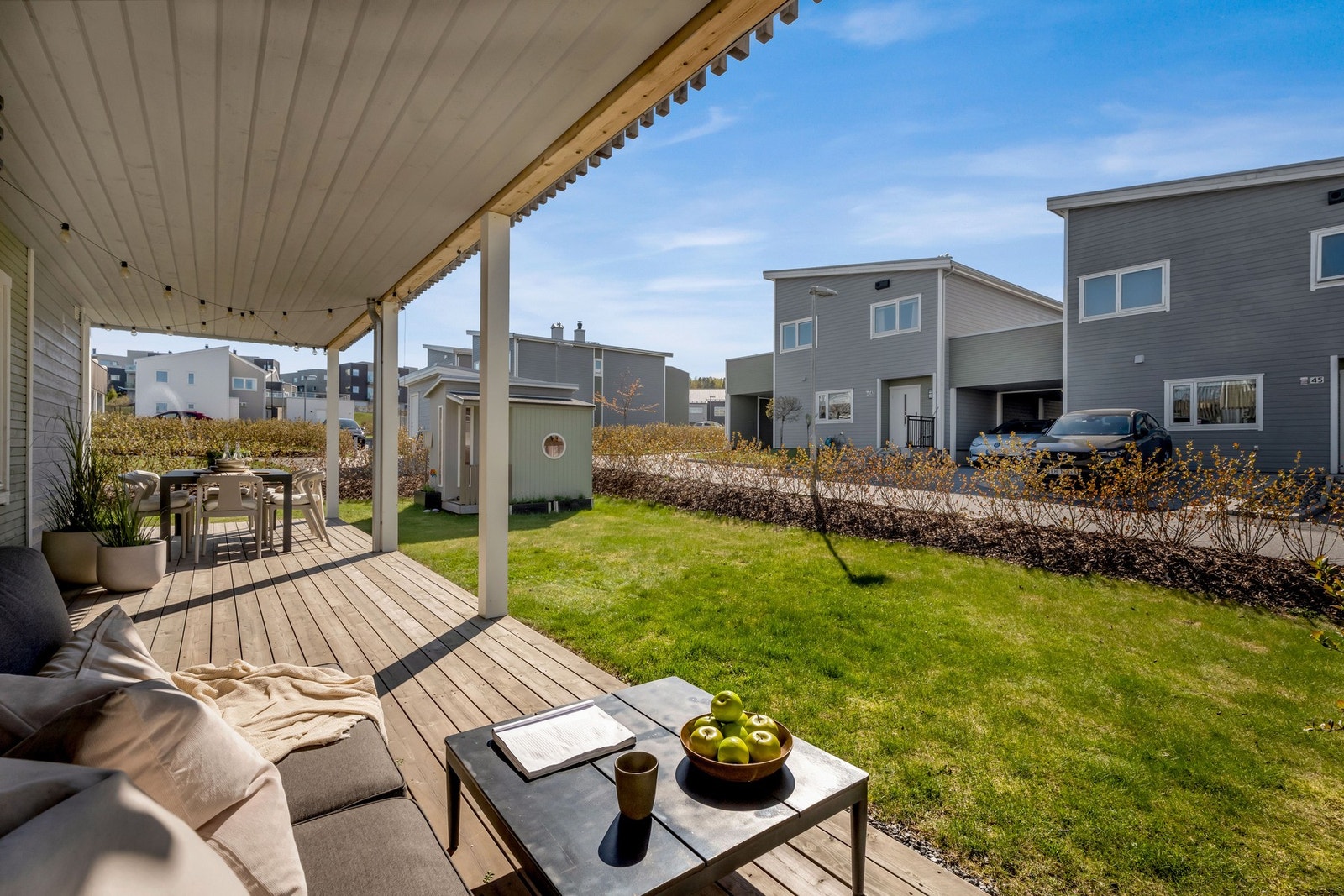 Overbygd terrasse Galleribilde