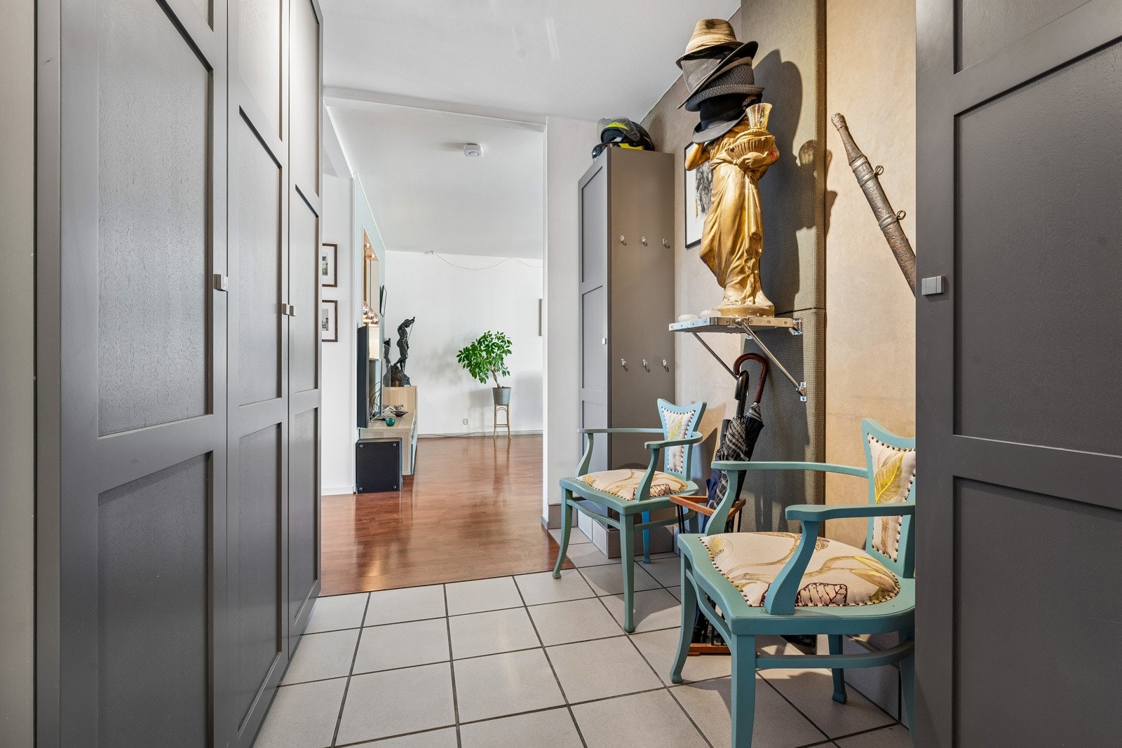 Entréen er et fint sted å ønske venner og familie velkommen hjem. Galleribilde