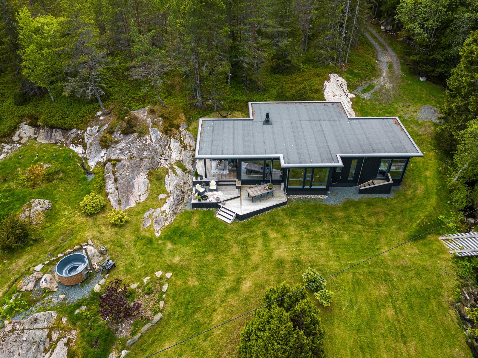 Dronefoto Galleribilde