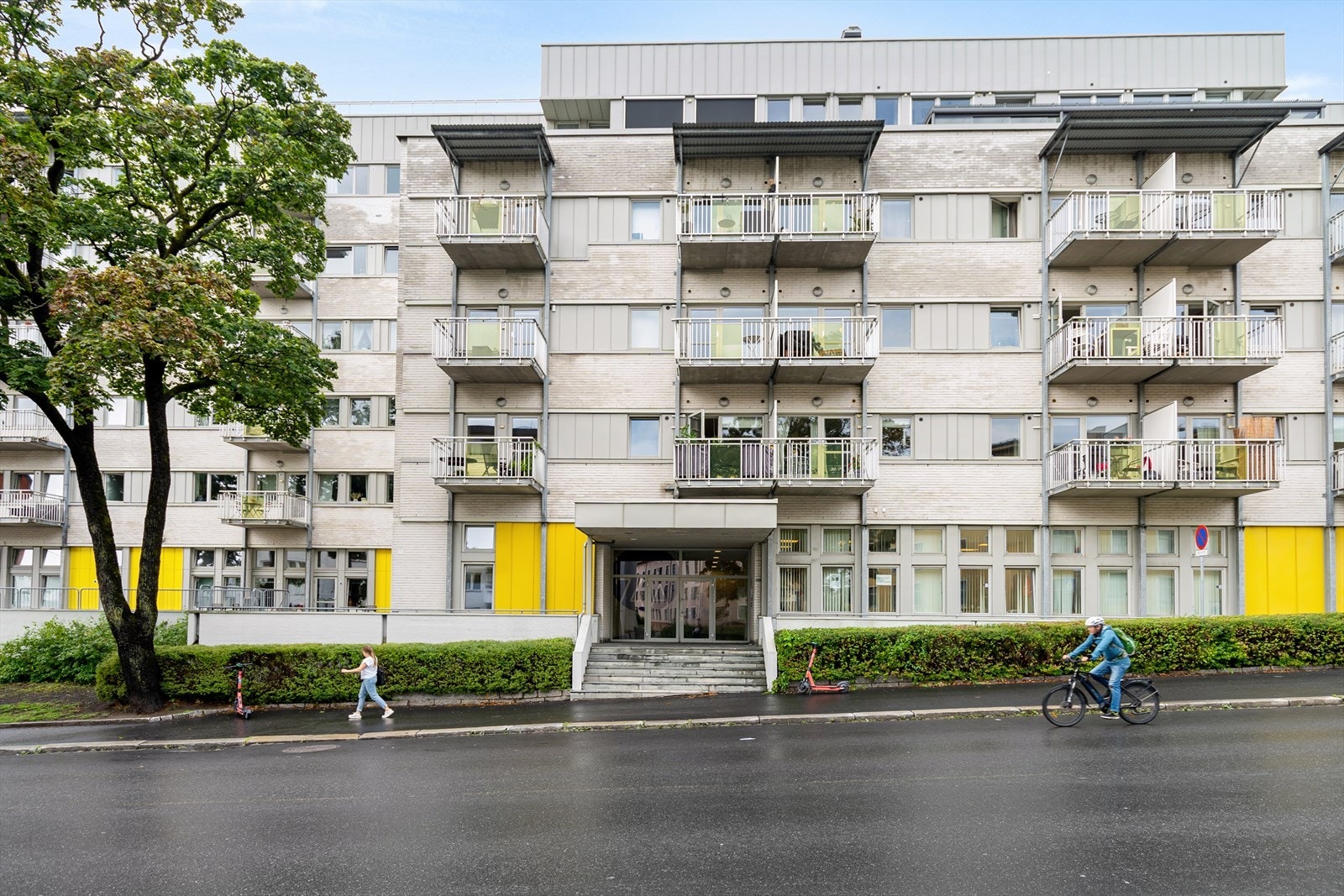 Sameiet består av 132 boligseksjoner og 2 næringsseksjoner. Galleribilde