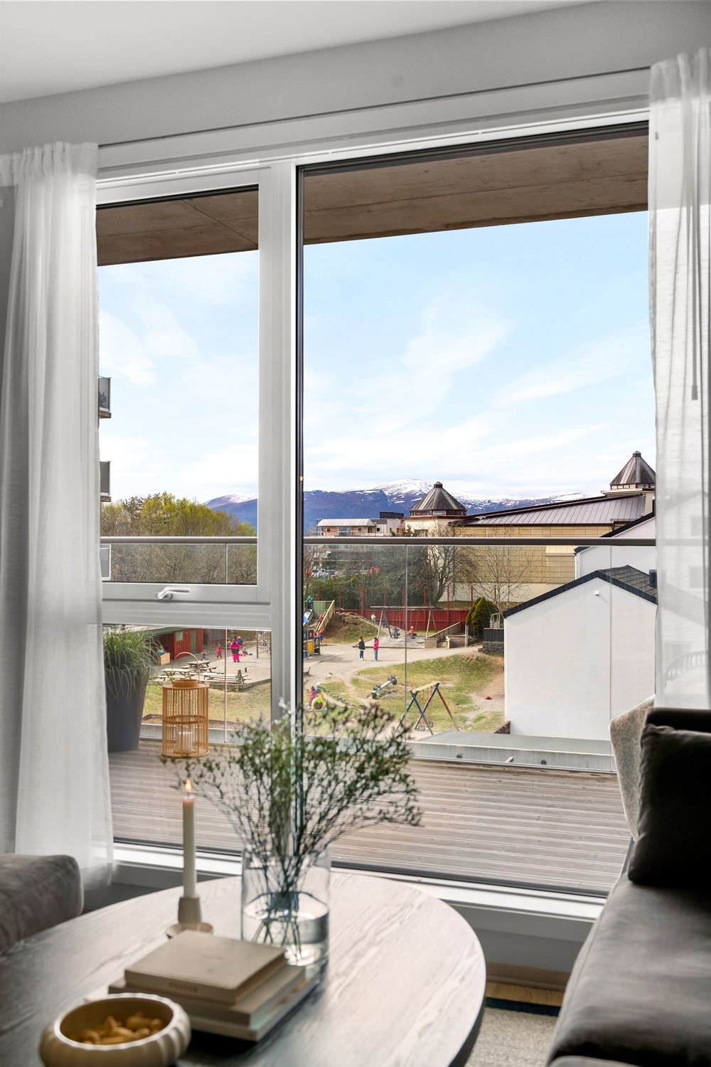 Utsikt fra stue Galleribilde