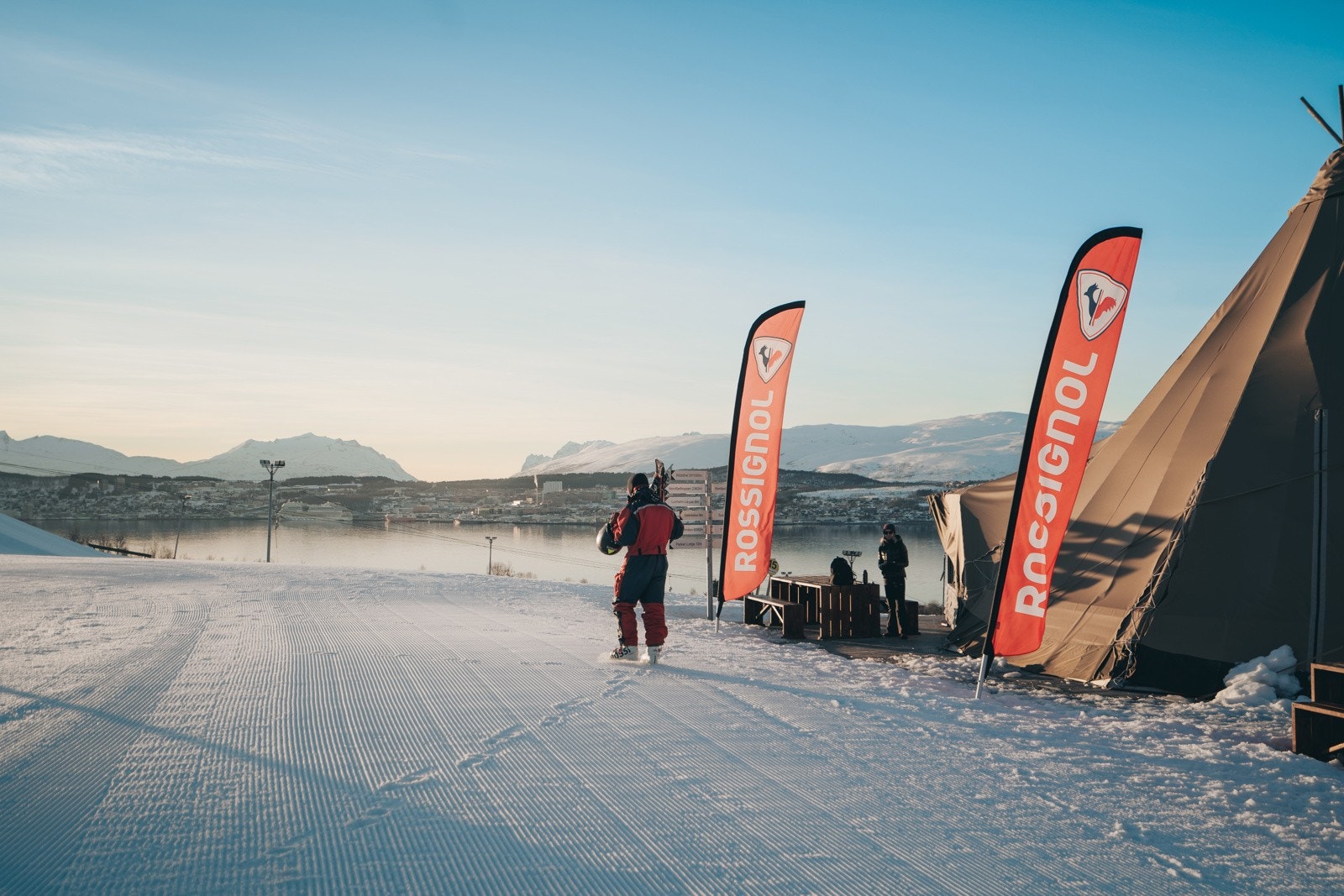 Gangavstand til alpinanlegg. Galleribilde