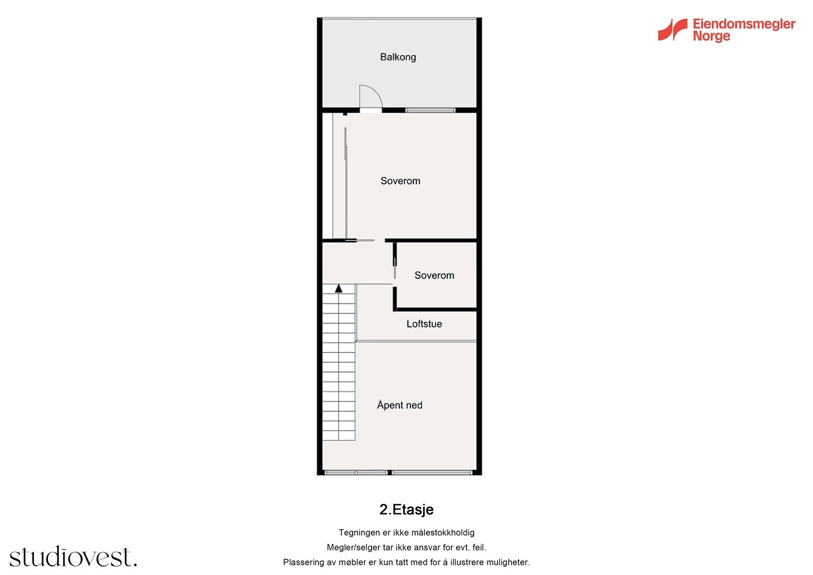 Planskisse 2. etasje Galleribilde